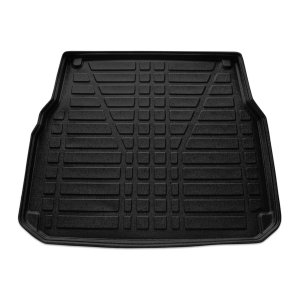 Mercedes C Class Trunk Mat - Omac - TPE - Black - 2015 Mercedes C Class Trunk Mat - Omac - TPE - Black - 2015